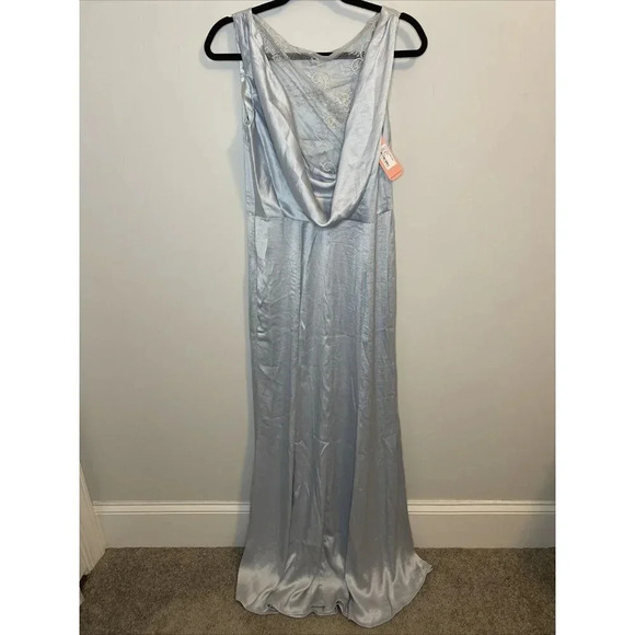 Chi Chi London Baby Blue Formal Gown - Picture 9 of 10